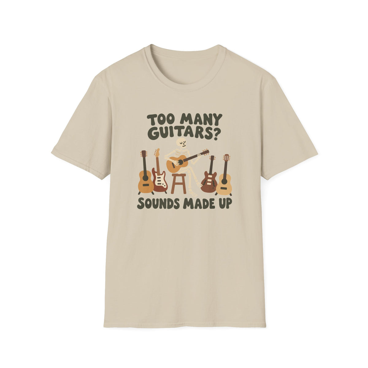 Too Many Guitars T-Shirt