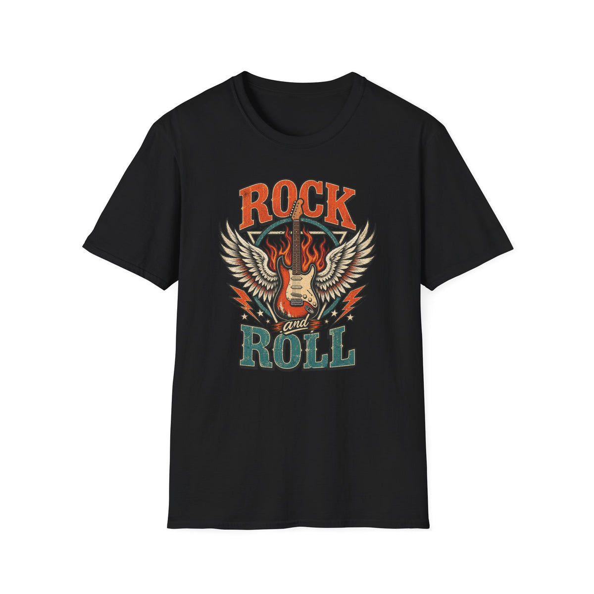 Rock and Roll Guitar T-Shirt