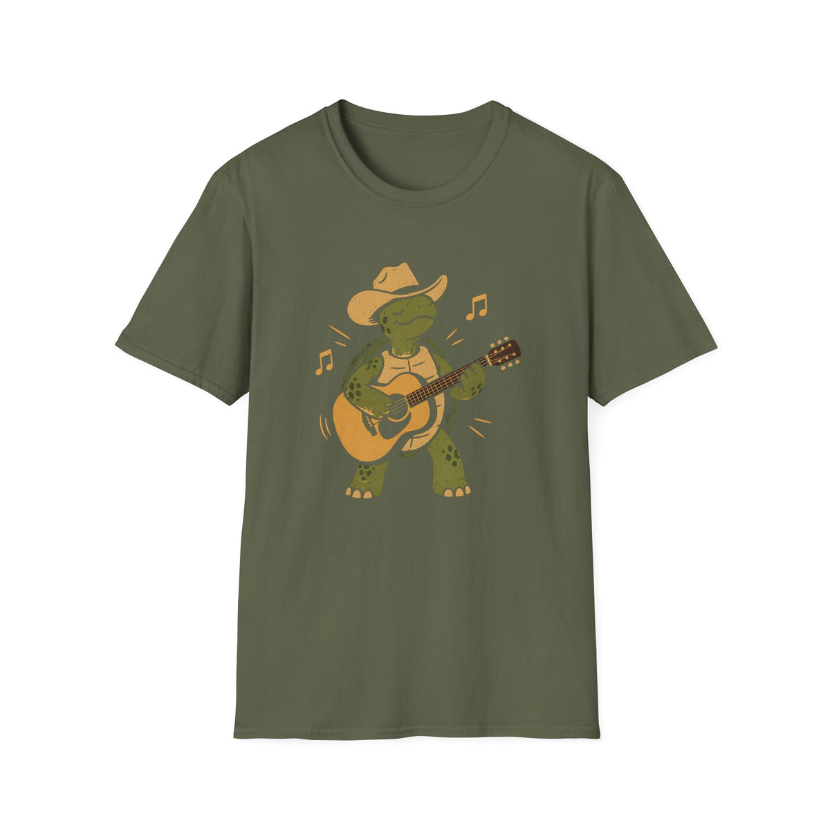 Turtle Playing Guitar T‑Shirt