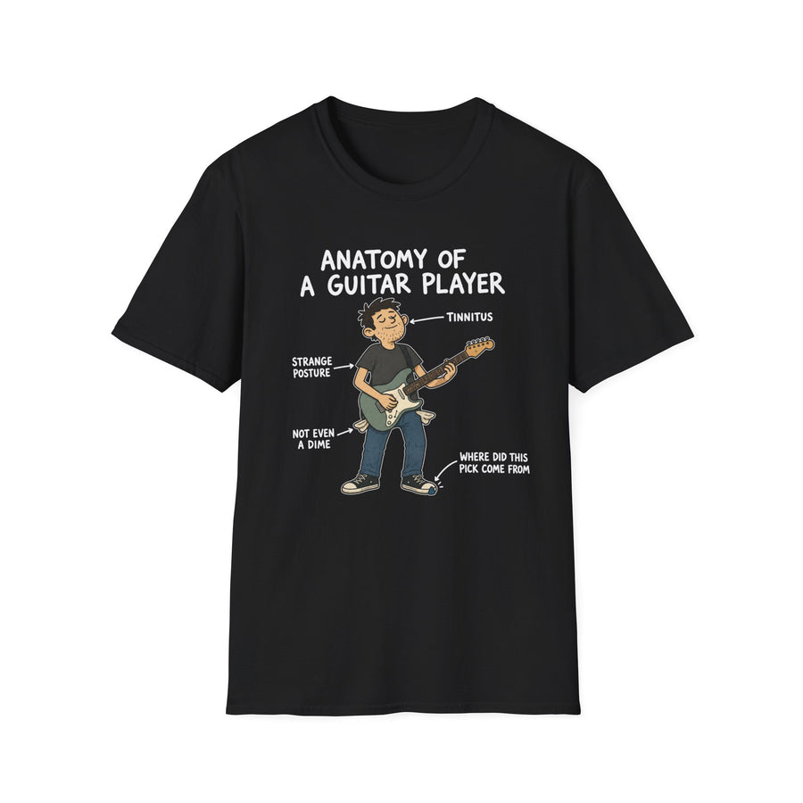 Guitar Player Anatomy T‑Shirt