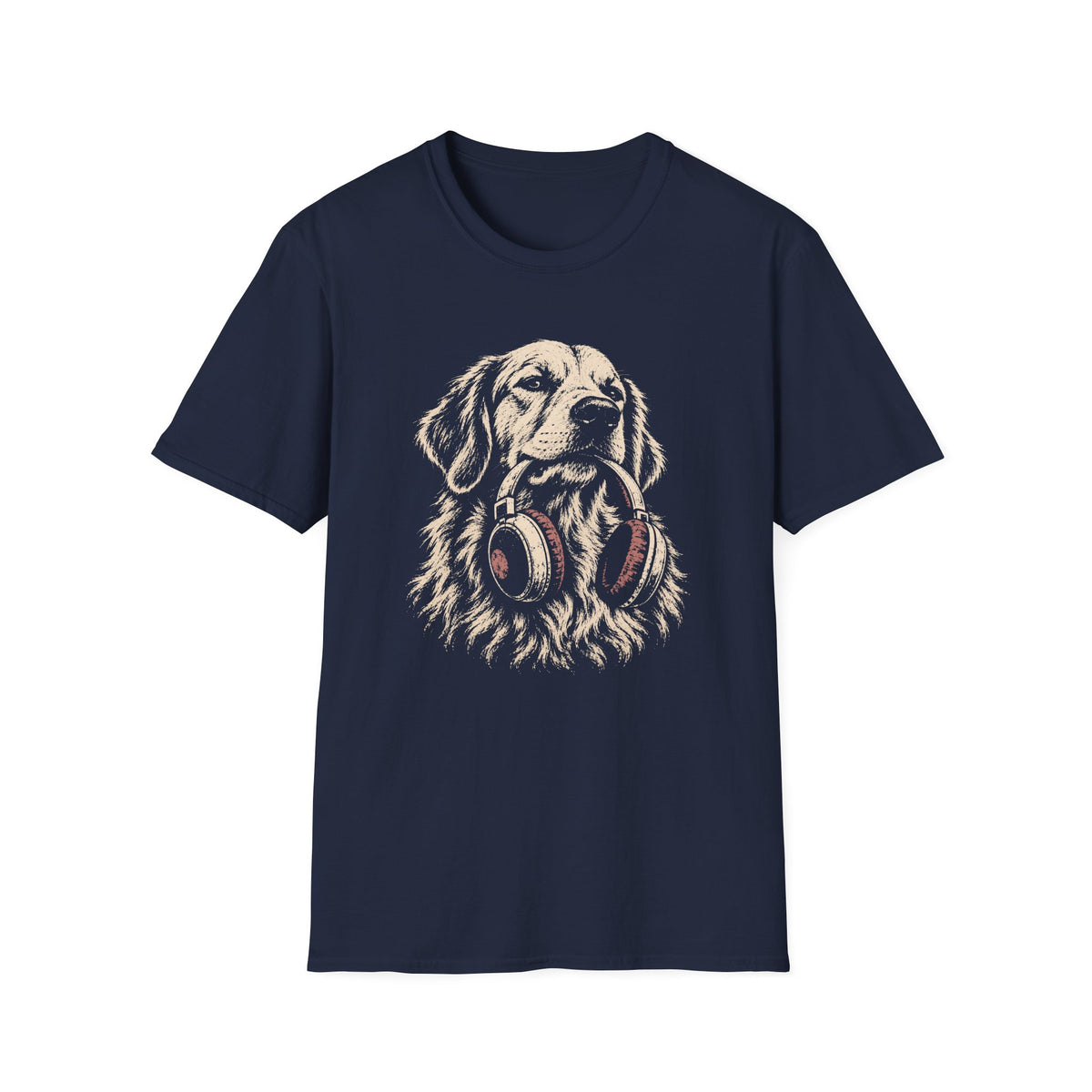 Dog Headphones T-Shirt