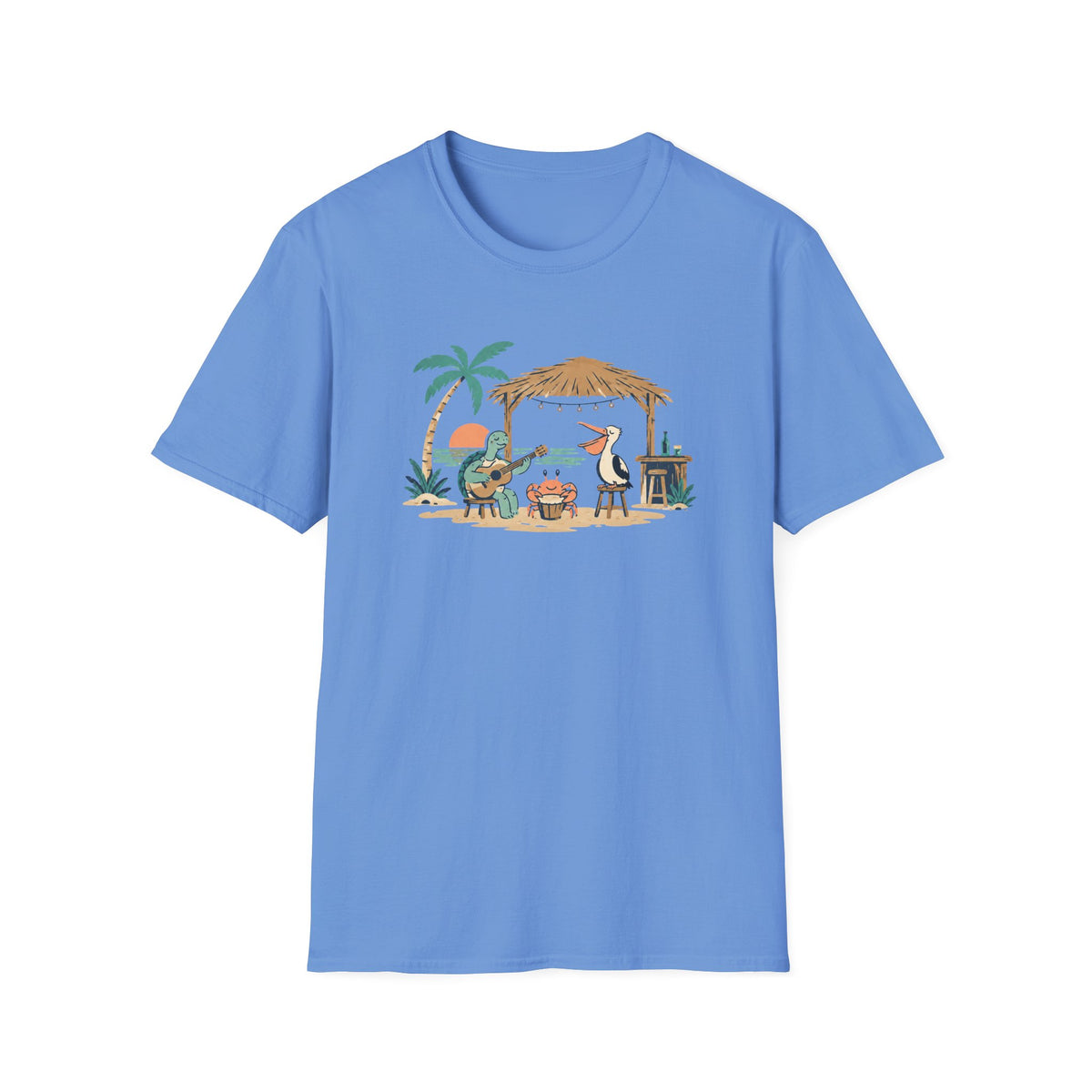 Tropical Beach Band T-Shirt