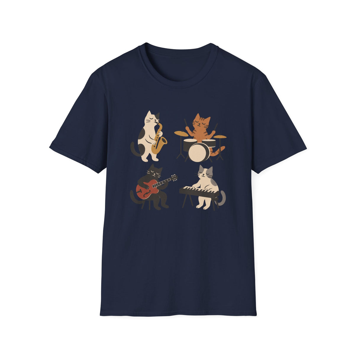 Cat Band T-Shirt