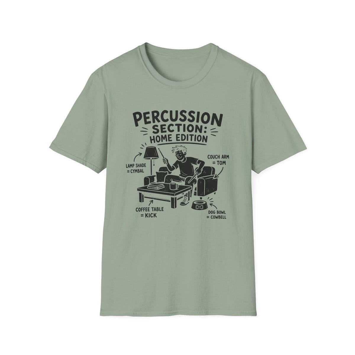 Percussion Section: Home Edition T-Shirt