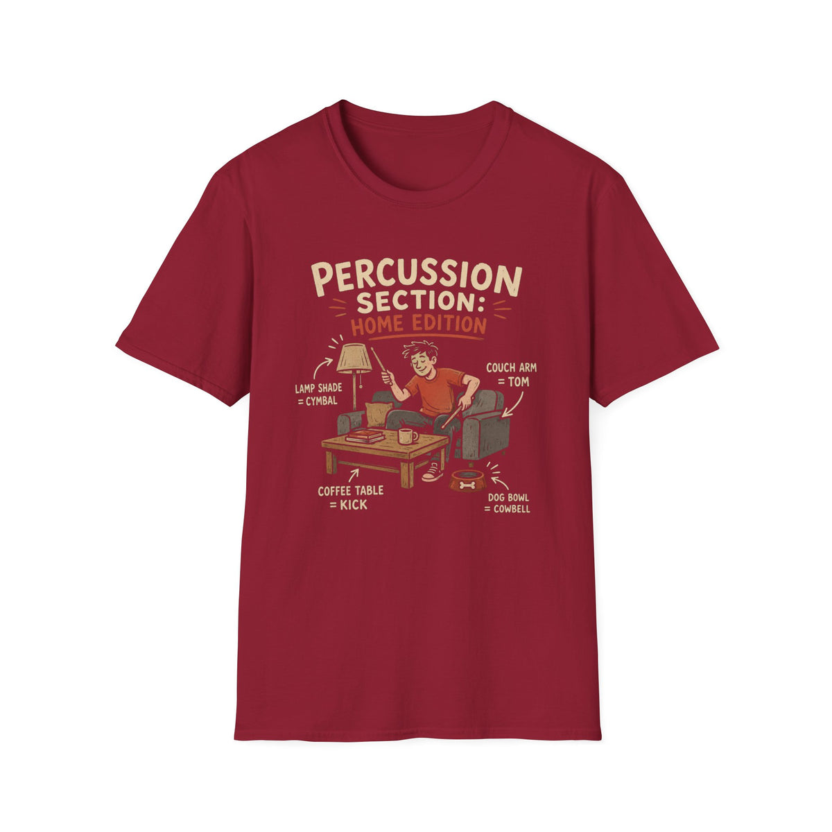 Percussion Section: Home Edition T-Shirt