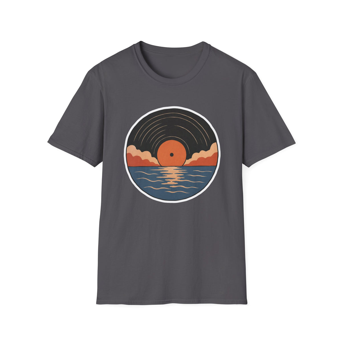 Vinyl Record Sunset T-Shirt