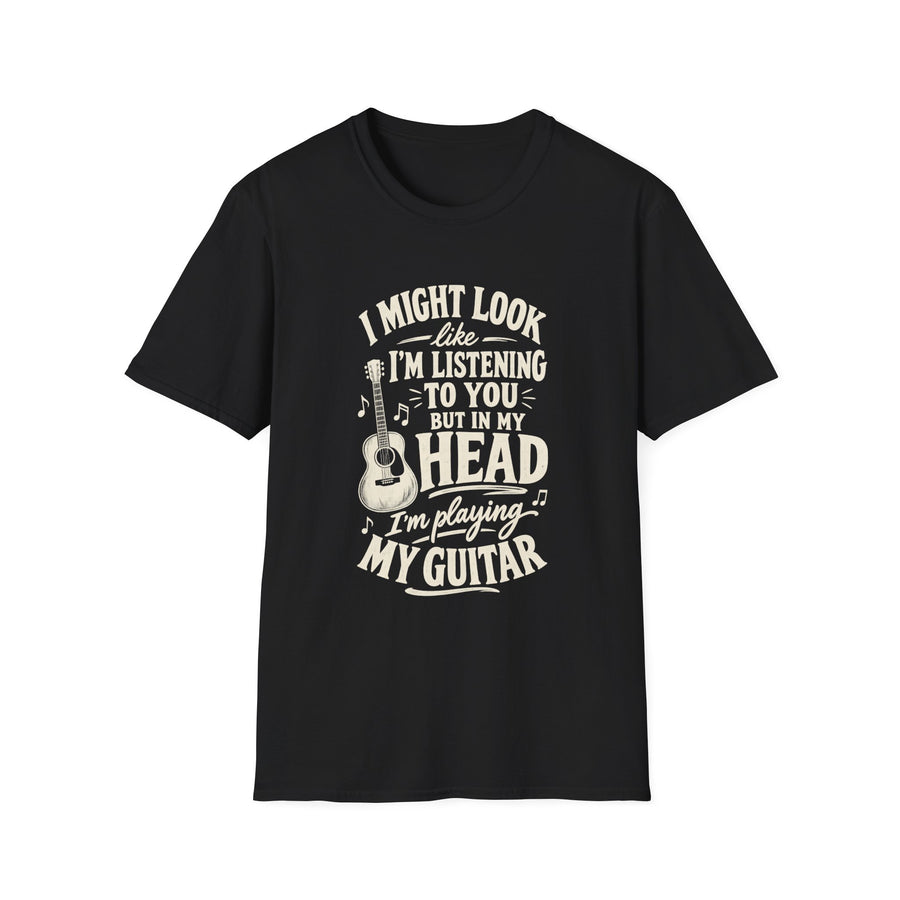 In My Head I'm Playing Guitar T‑Shirt