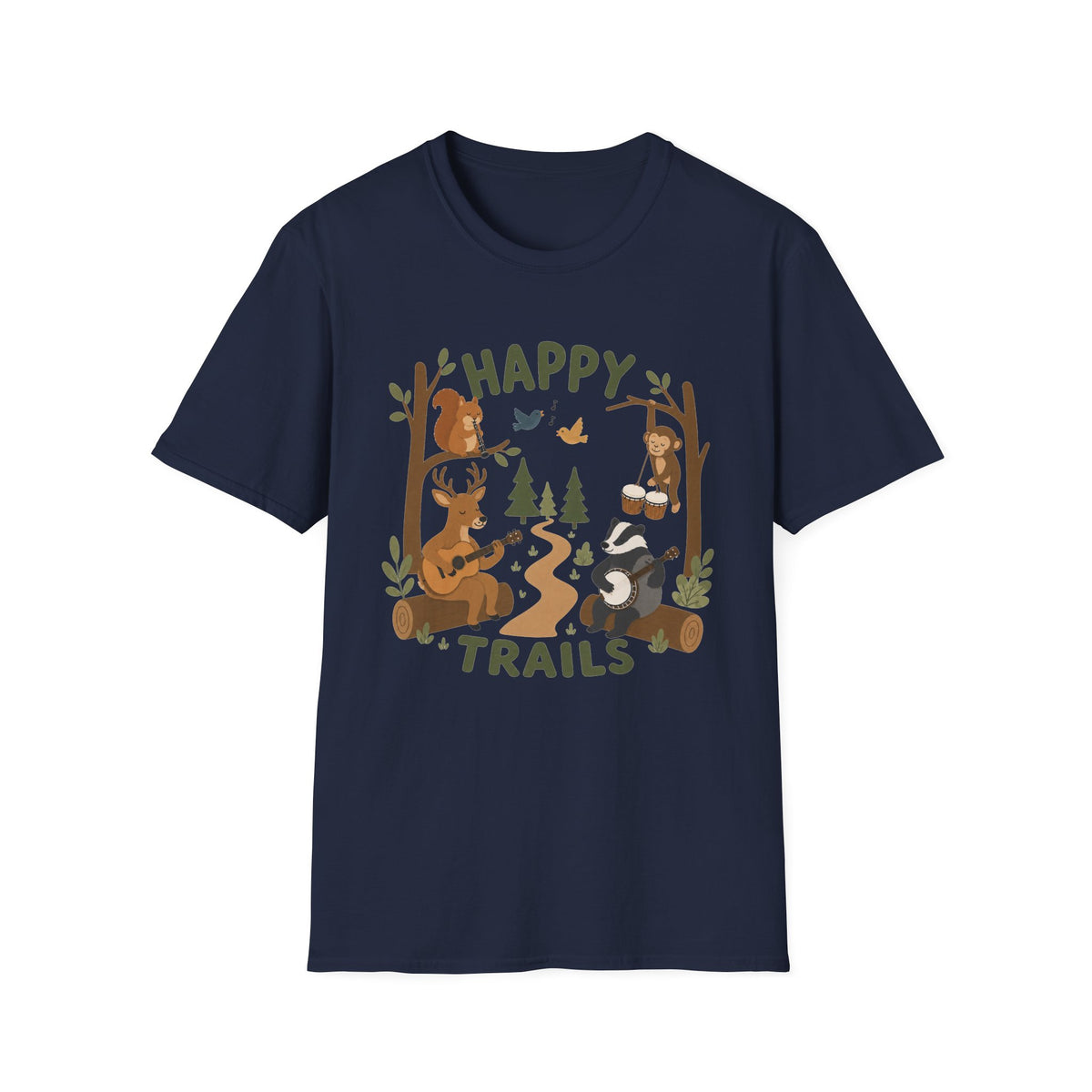 Happy Trails Music Animals T-Shirt