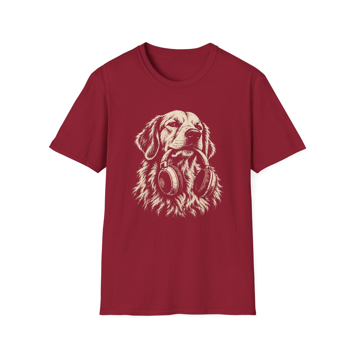 Dog Headphones T-Shirt