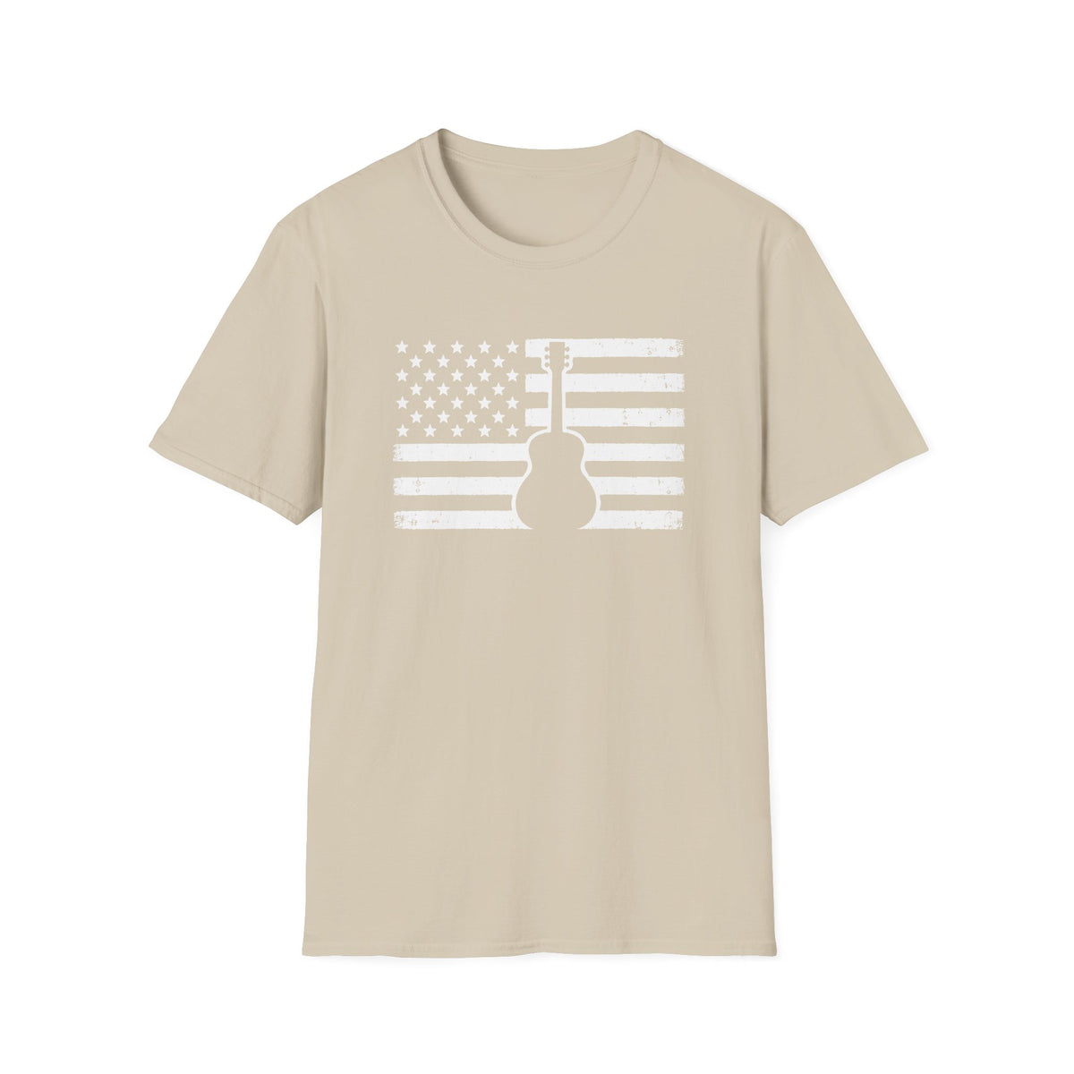 American Flag Guitar T-Shirt