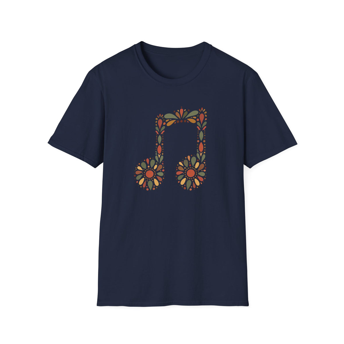 Floral Headphones T‑Shirt