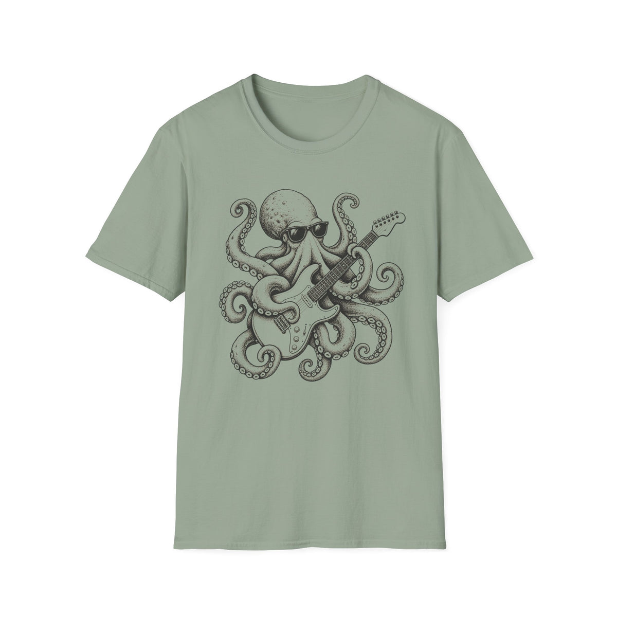 Octopus Guitar T-Shirt