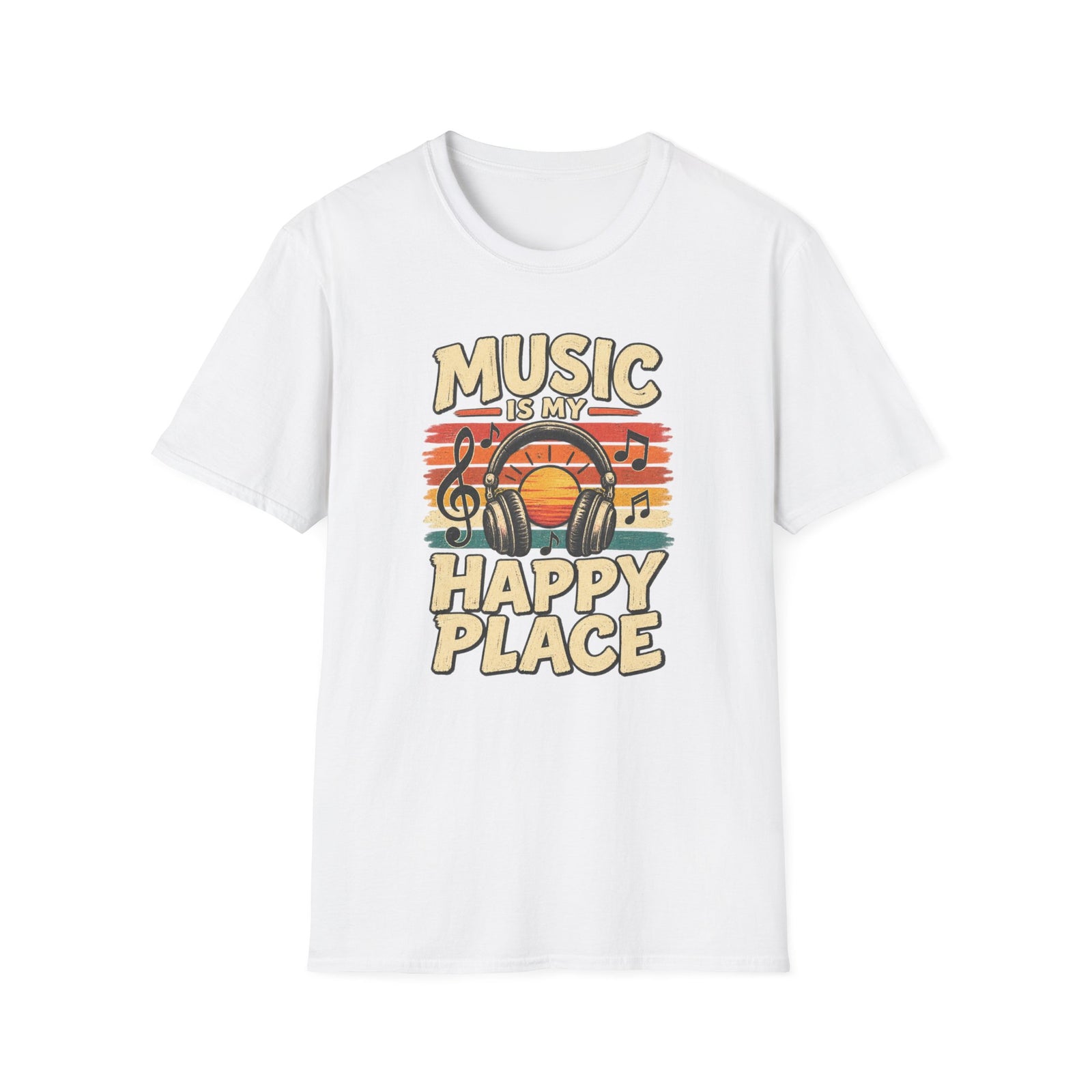 Music Is My Happy Place T-Shirt