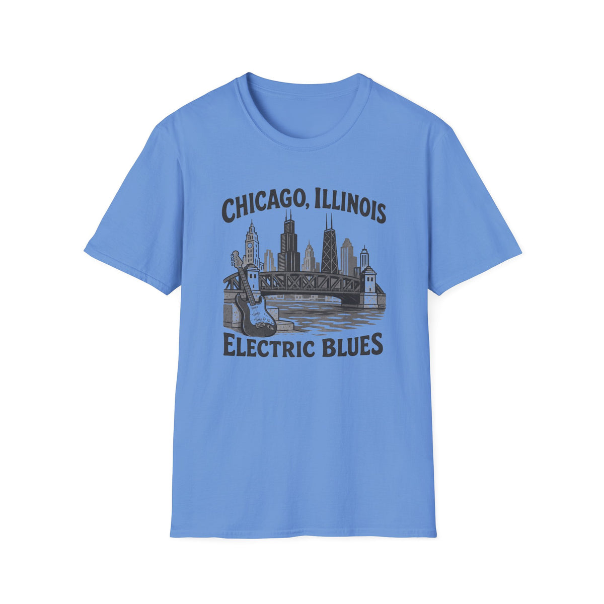 Chicago Illinois Electric Blues T-Shirt