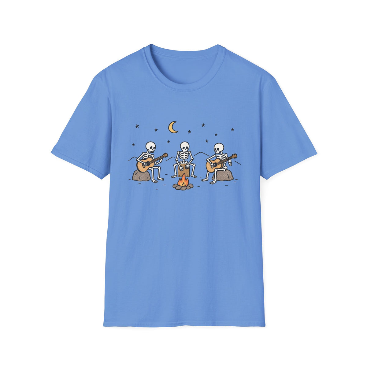 Skeleton Campfire Band T-Shirt