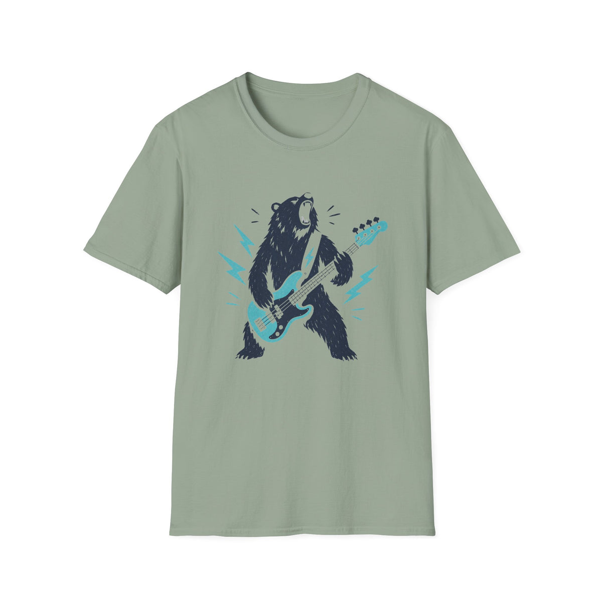 Bear Playing Electric Guitar T-Shirt