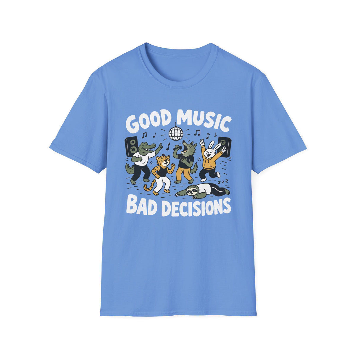 Good Music, Bad Decisions Party Animal T‑Shirt