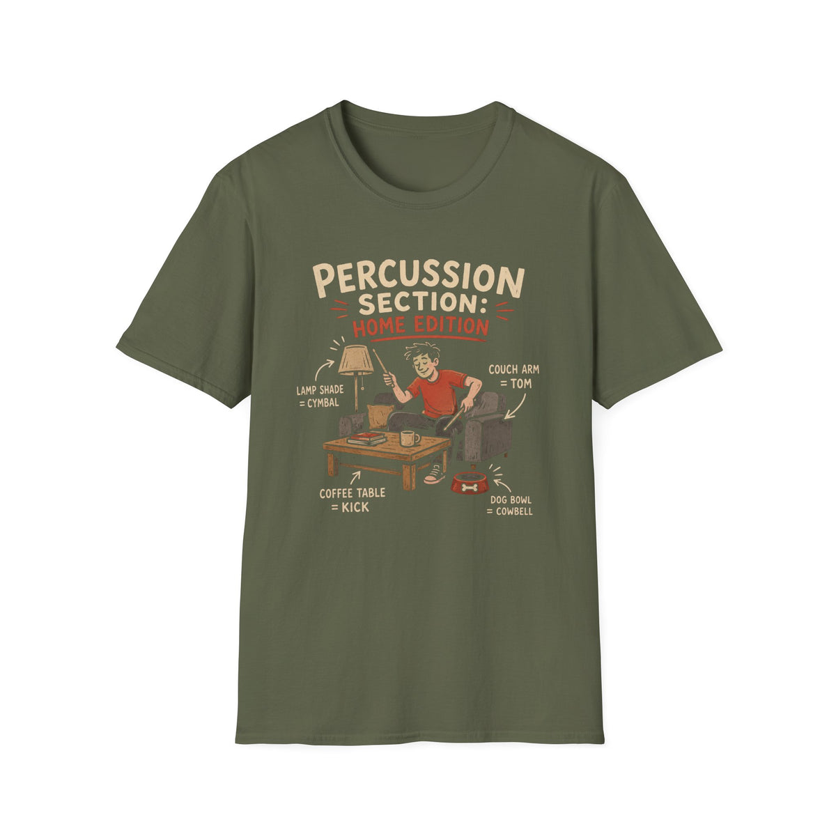 Percussion Section: Home Edition T-Shirt