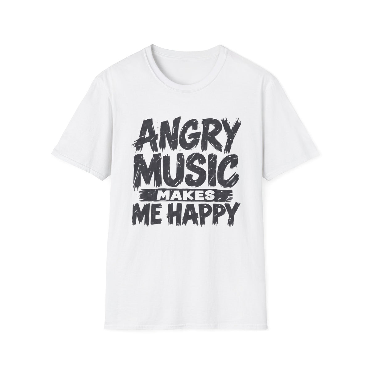 Angry Music Makes Me Happy T-Shirt