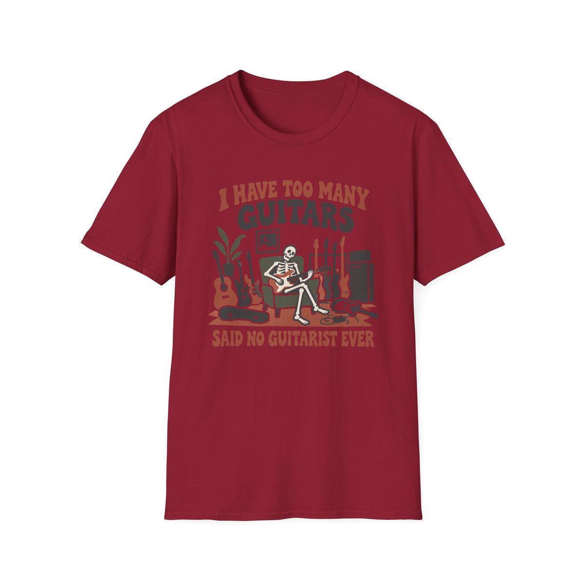 Too Many Guitars T‑Shirt