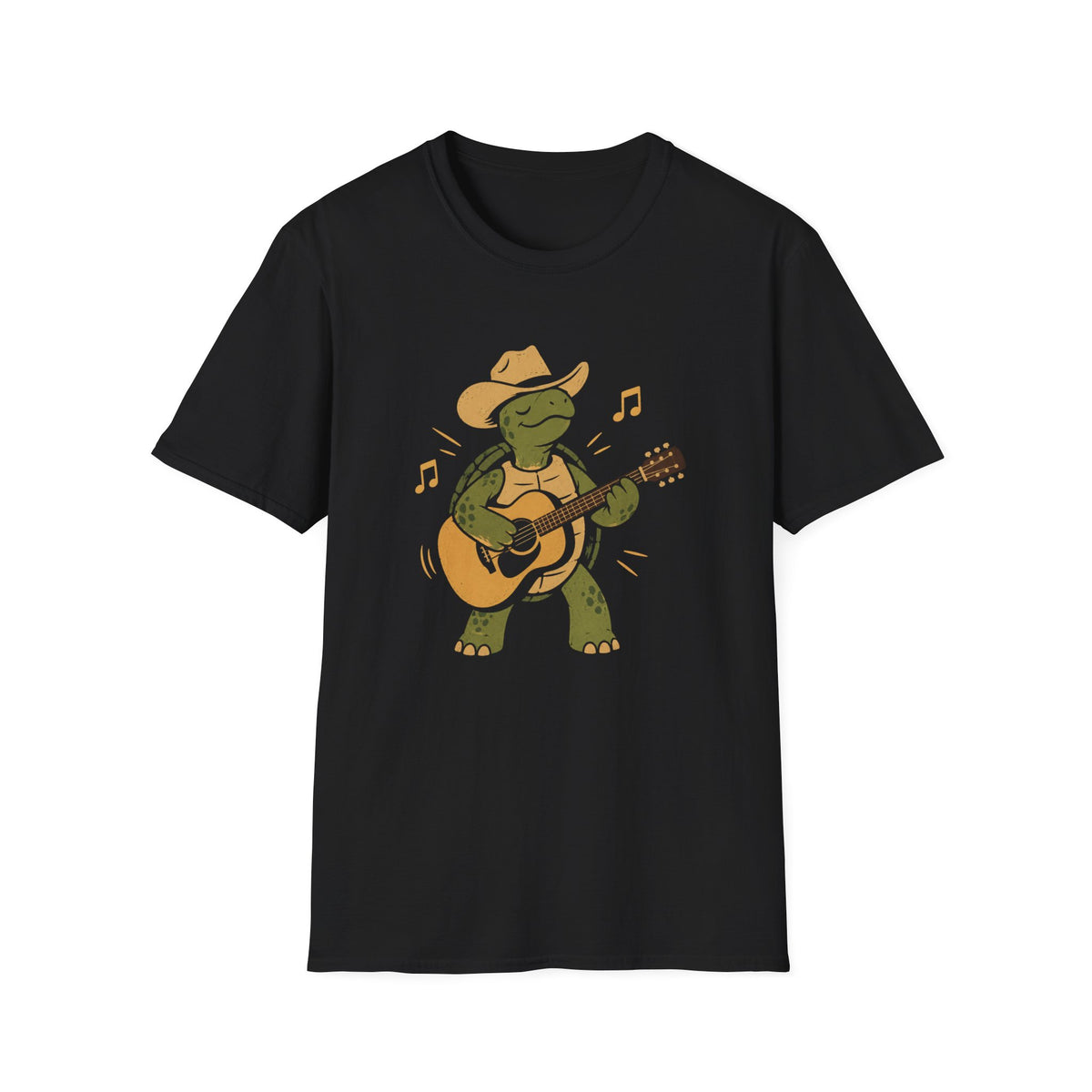 Turtle Playing Guitar T‑Shirt