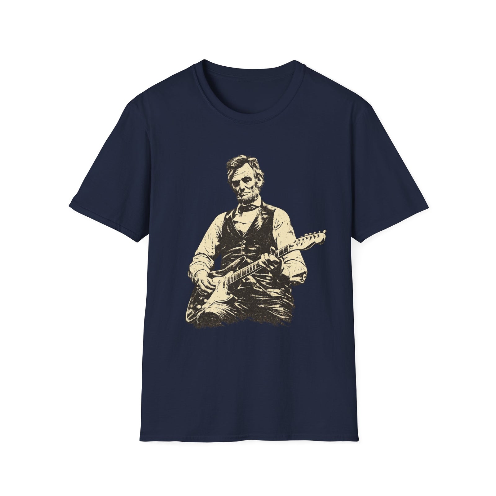 Abraham Lincoln Guitarist T-Shirt