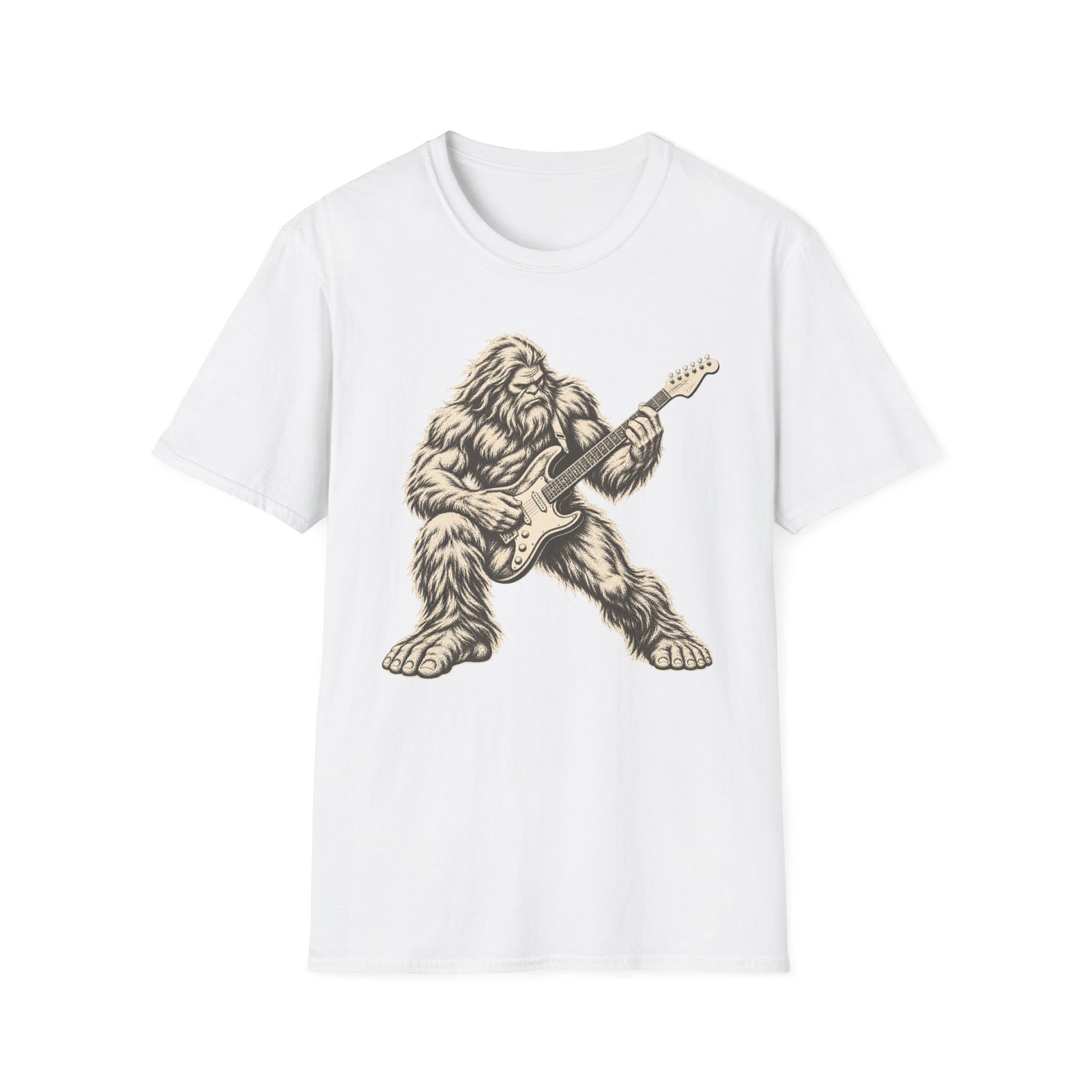 Guitar-Playing Sasquatch T-Shirt