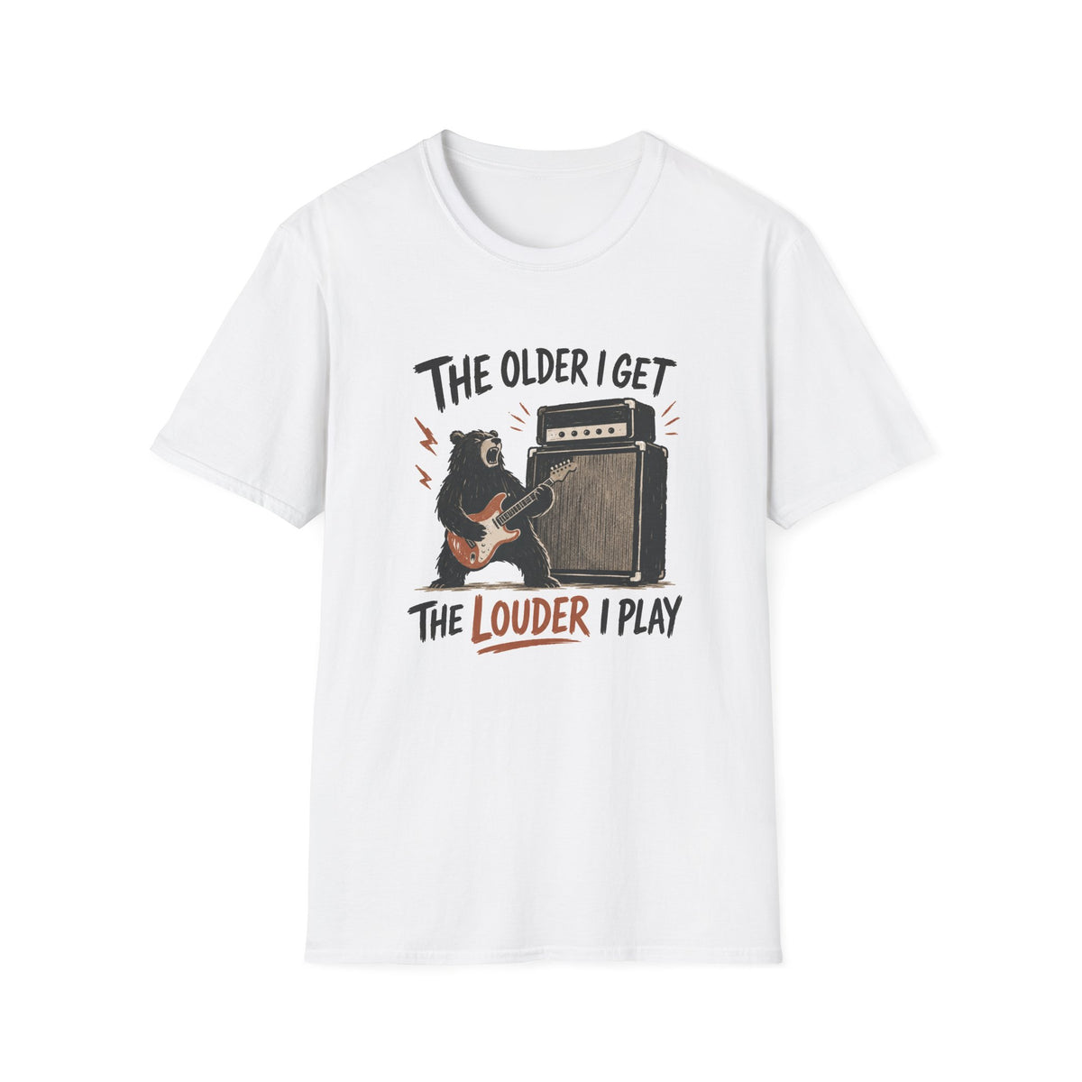 The Older I Get The Louder I Play T-Shirt