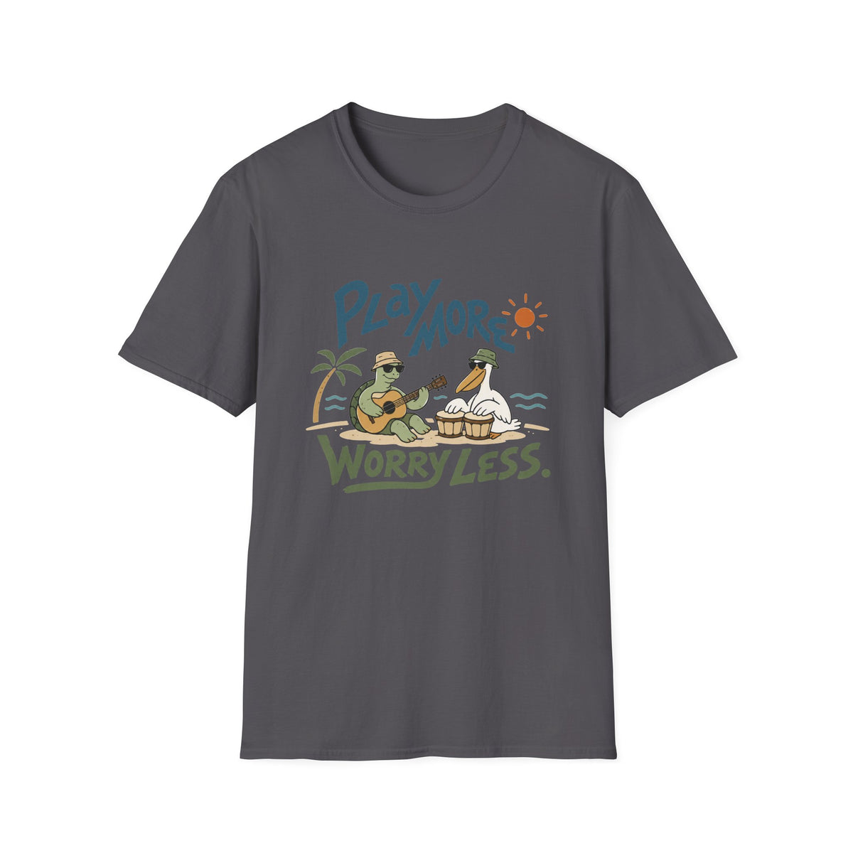 Play More Worry Less T-Shirt