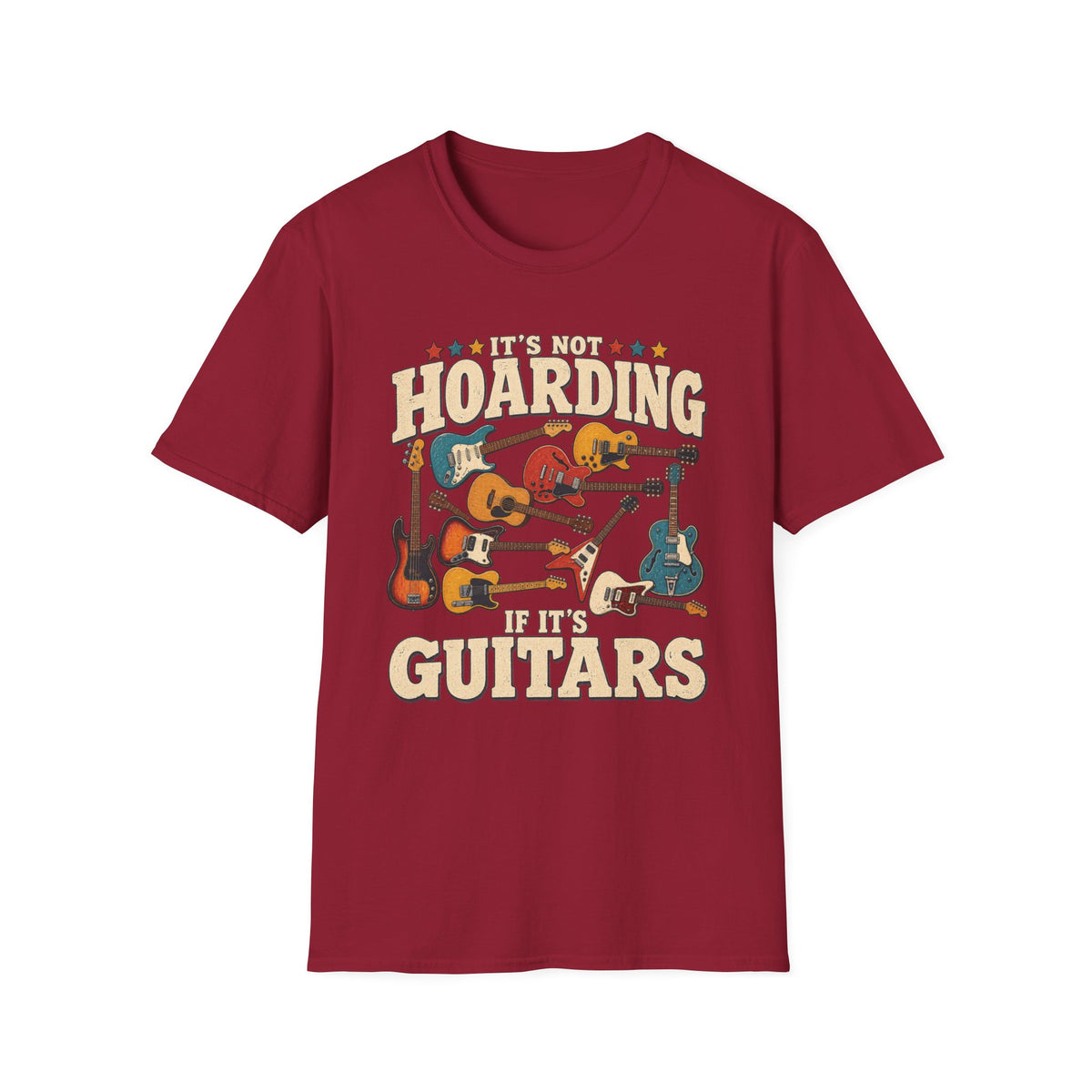 It's Not Hoarding Guitar T-Shirt