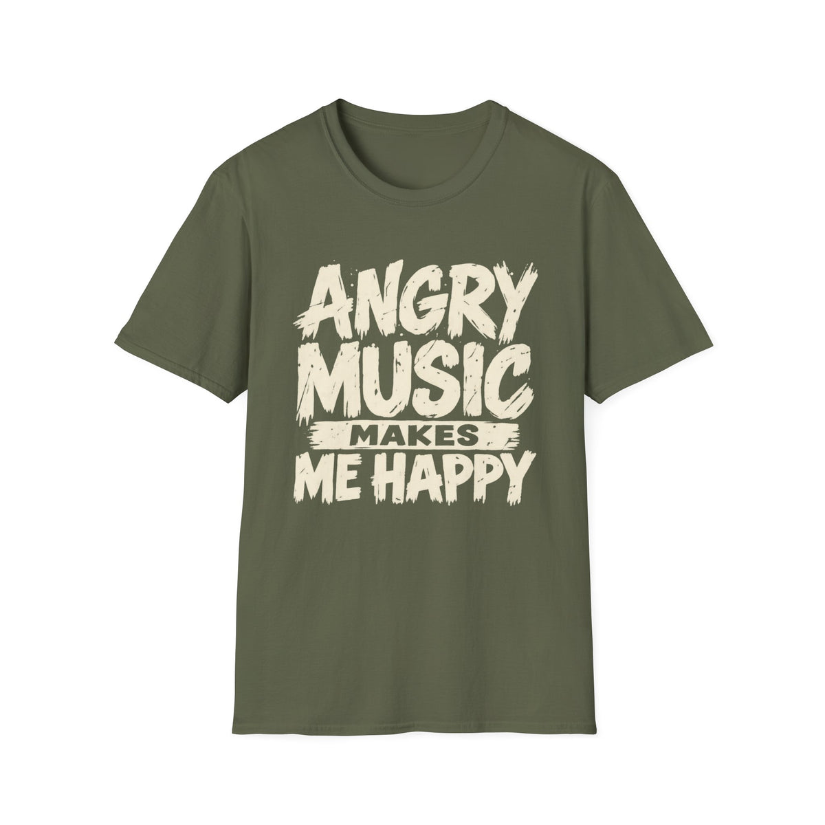 Angry Music Makes Me Happy T-Shirt