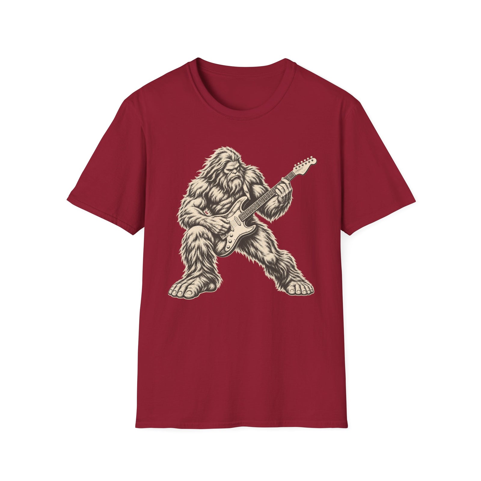 Guitar-Playing Sasquatch T-Shirt