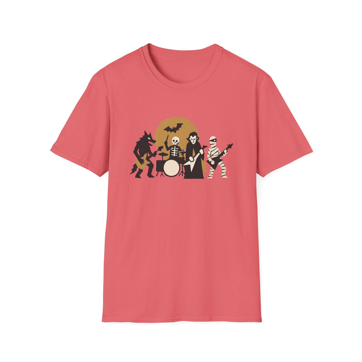 Halloween Monster Band T-Shirt