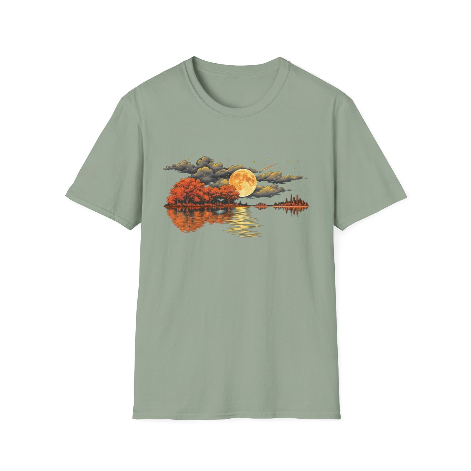 Moonlit Guitar T-Shirt
