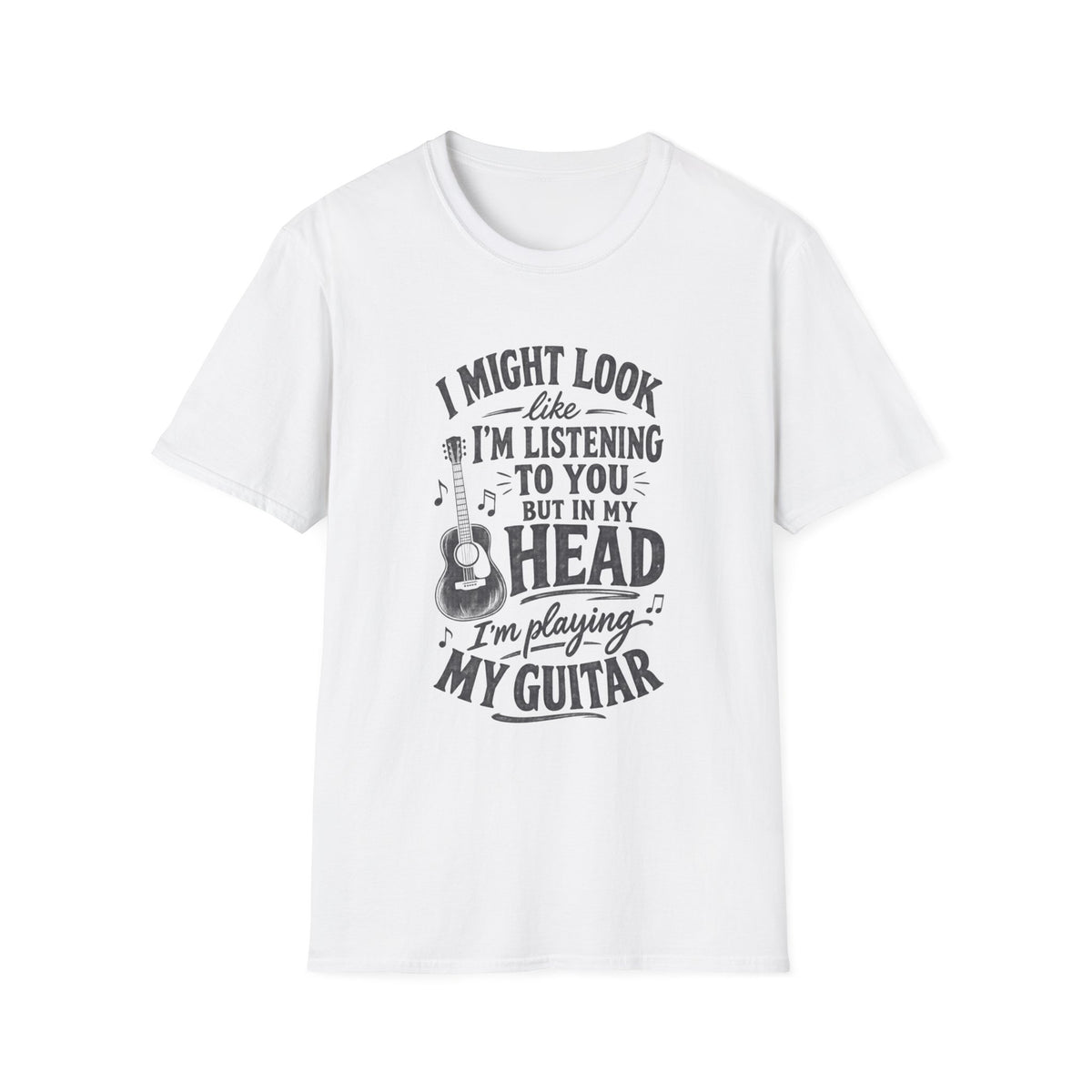 In My Head I'm Playing Guitar T‑Shirt