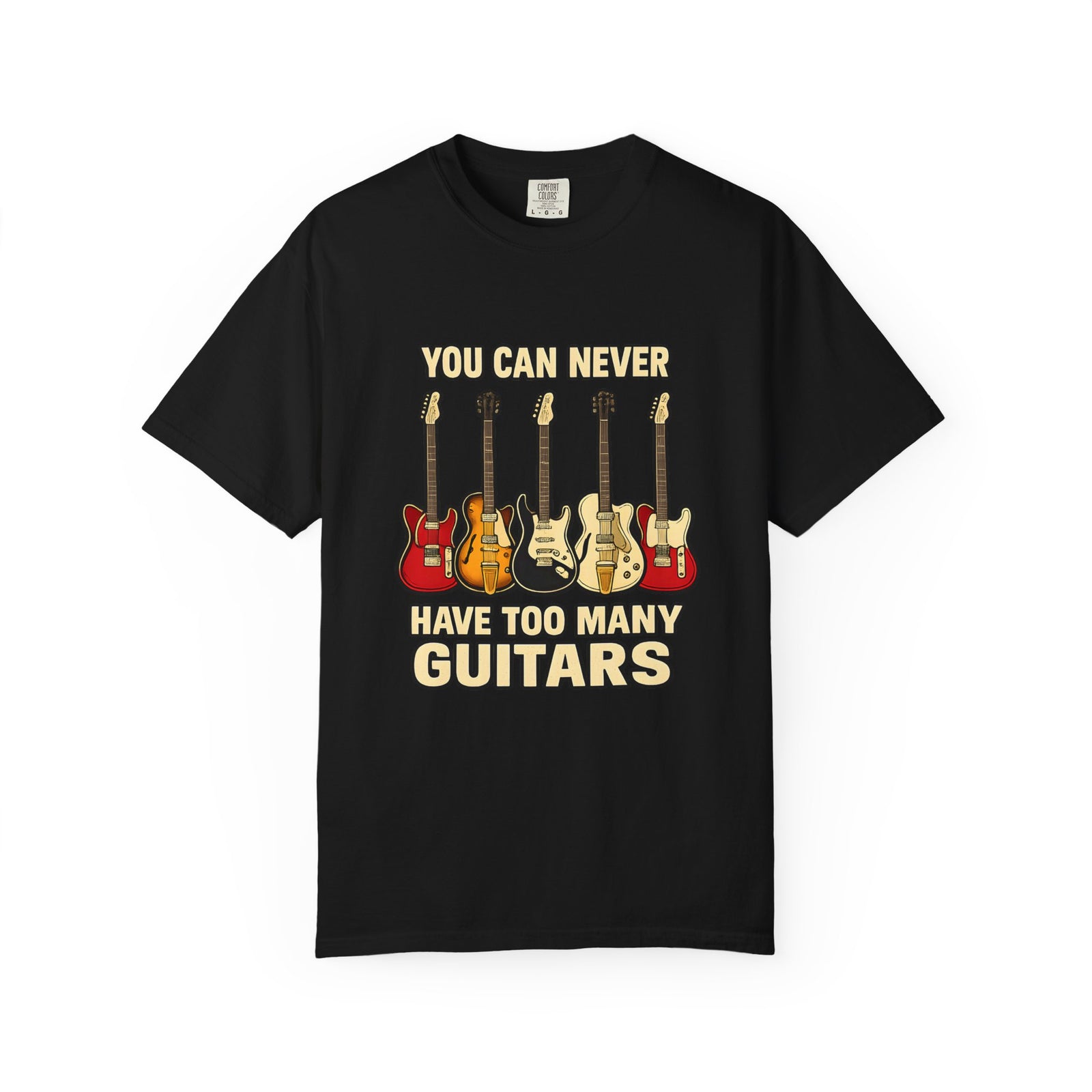 Too Many Guitars T‑Shirt