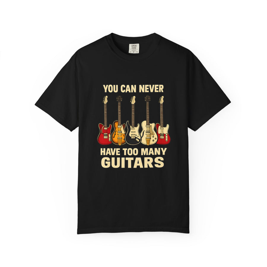 Too Many Guitars T‑Shirt