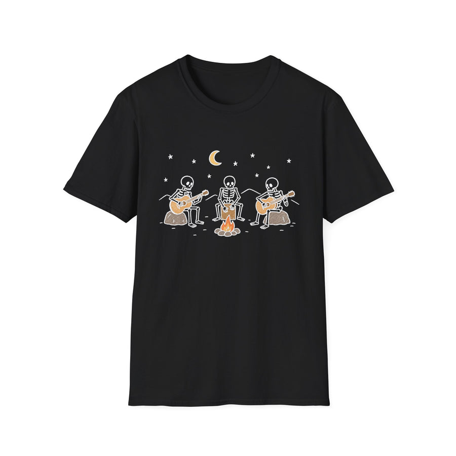 Skeleton Campfire Band T-Shirt