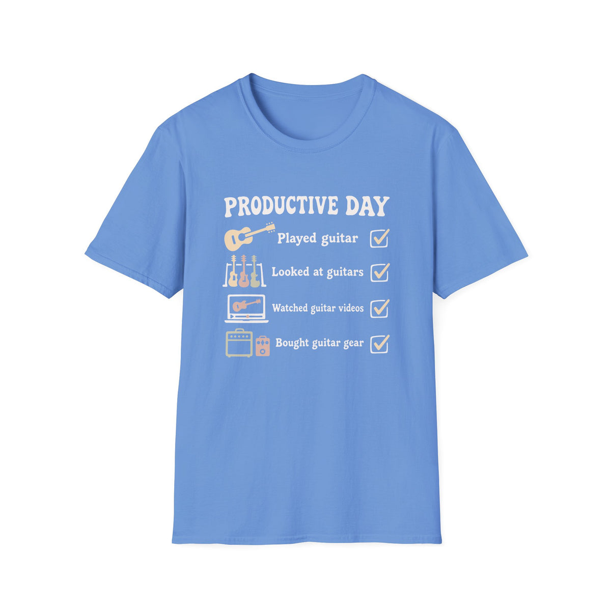 Guitar Productive Day T-Shirt