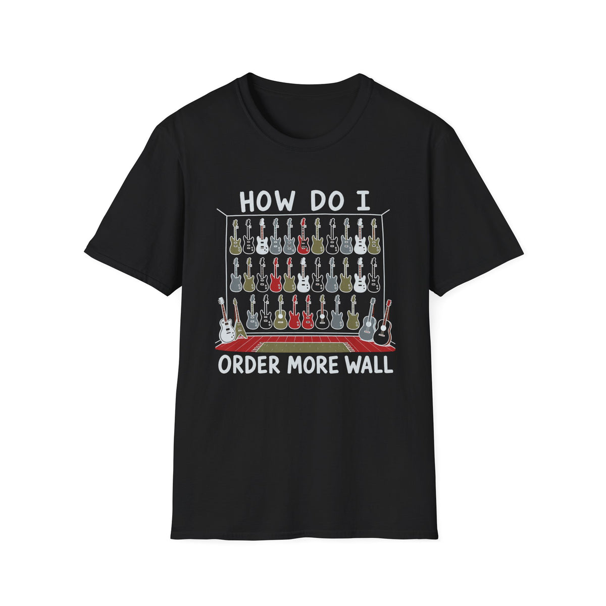 More Wall Guitar Collection T-Shirt