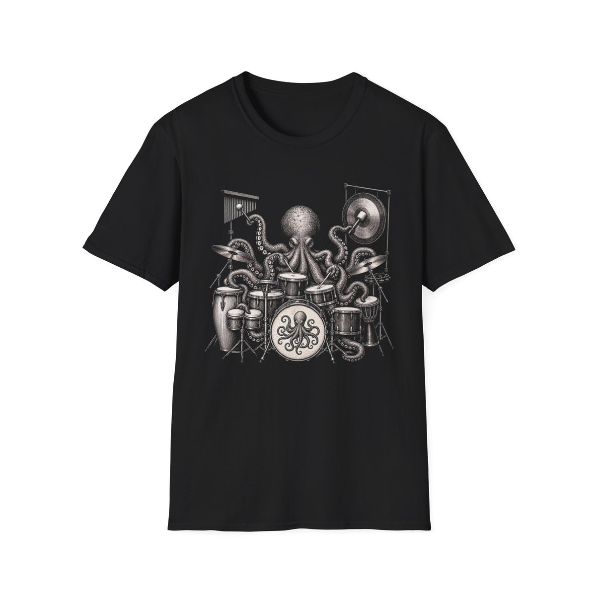 Octopus Drummer T-Shirt