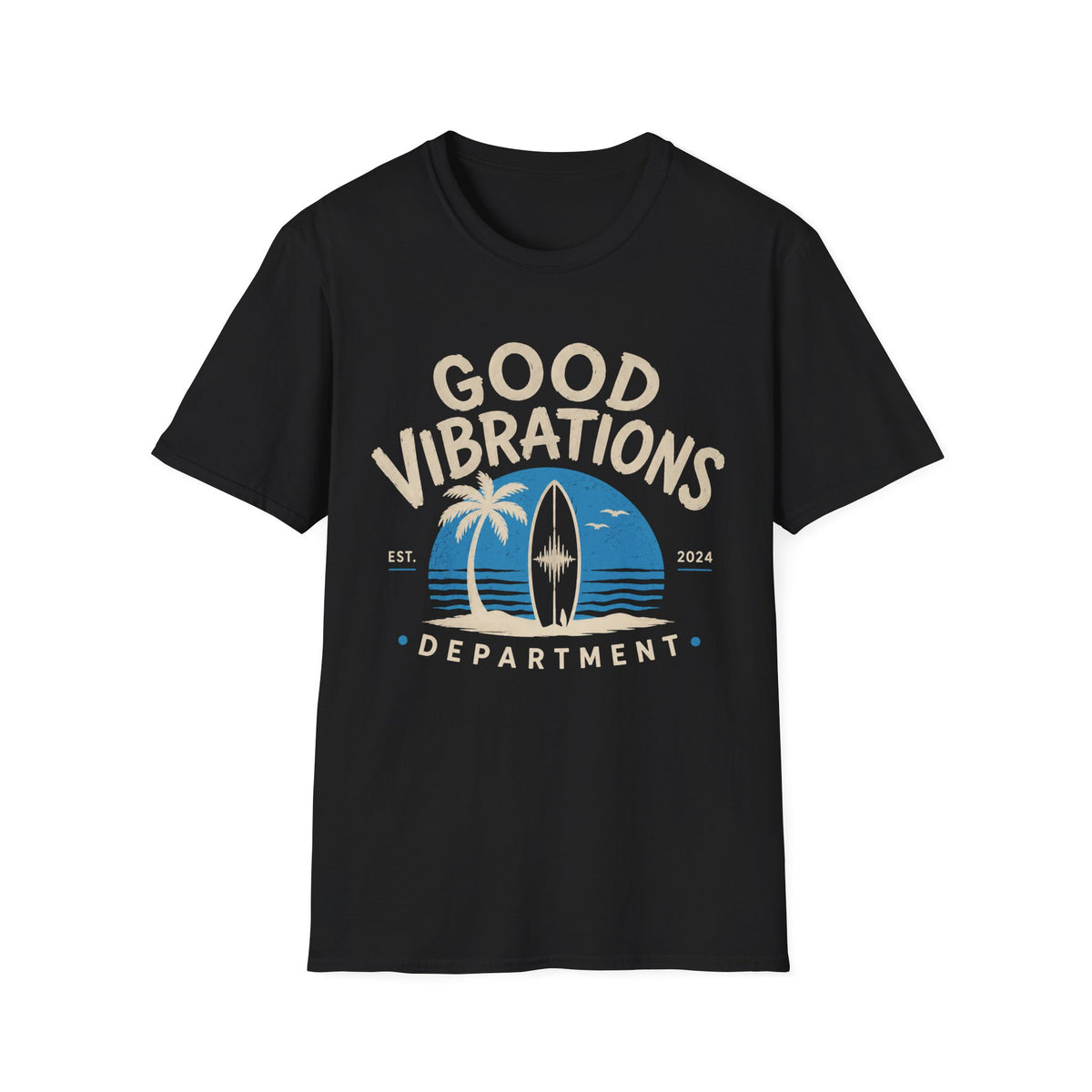 Good Vibrations Surf Music T-Shirt