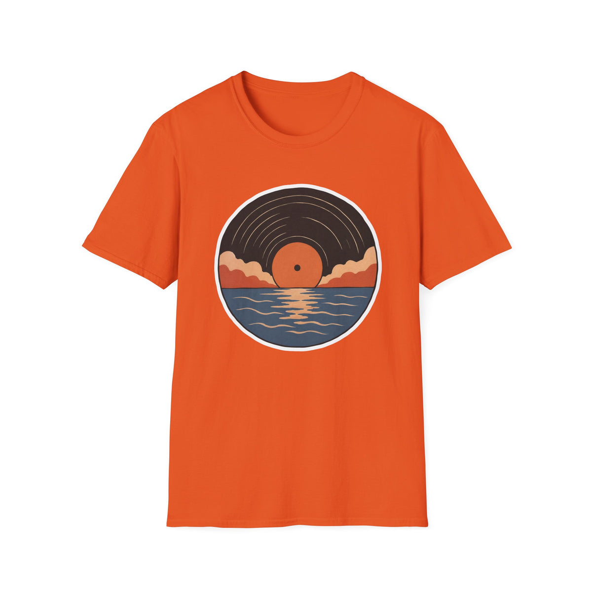 Vinyl Record Sunset T-Shirt