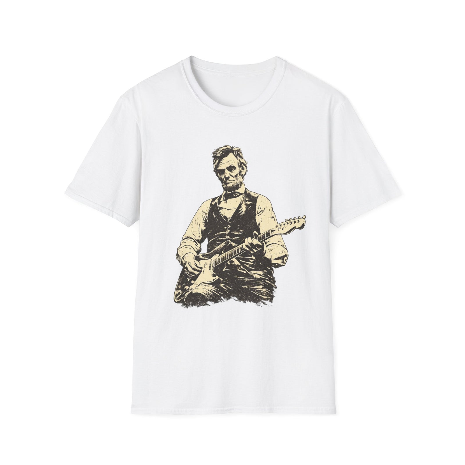 Abraham Lincoln Guitarist T-Shirt