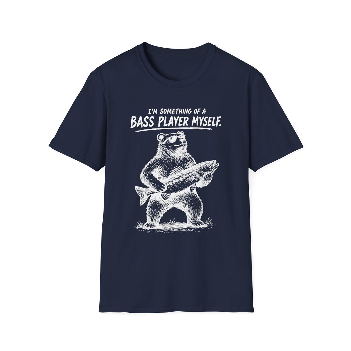 Bass Player Bear T-Shirt
