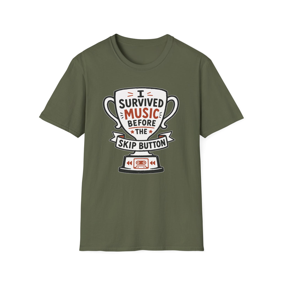 I Survived Music Before the Skip Button T-Shirt