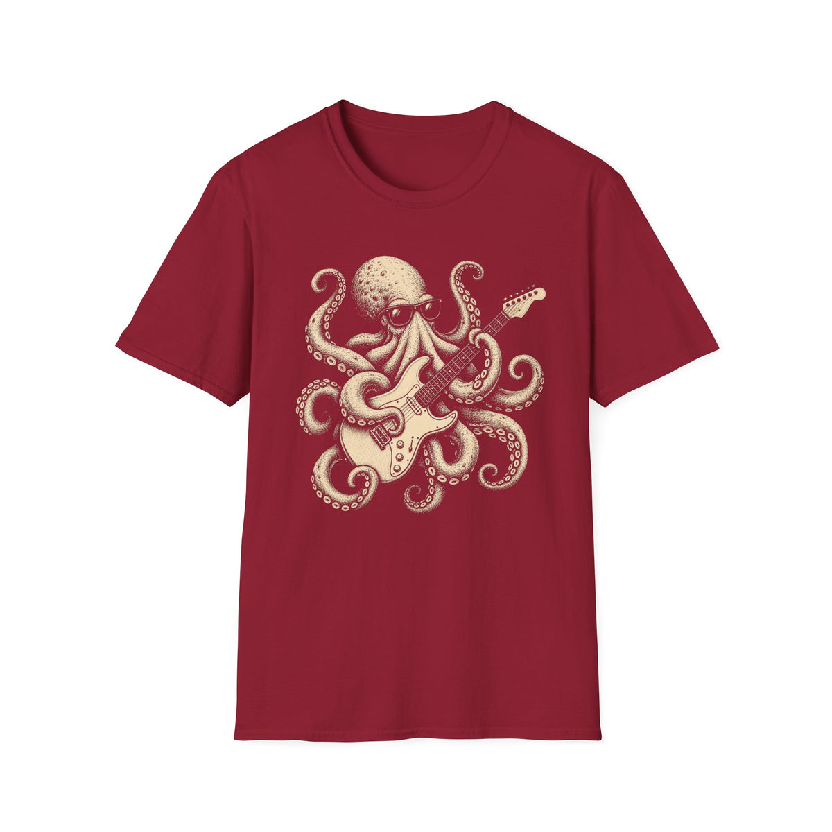 Octopus Guitar T-Shirt