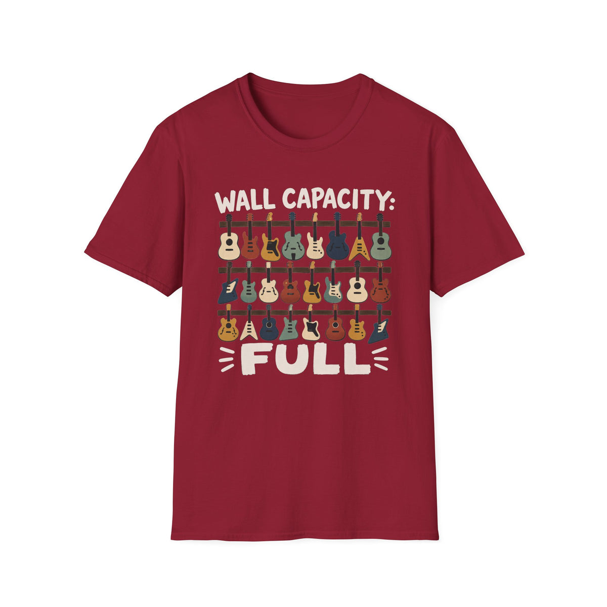 Guitar Wall Capacity T‑Shirt