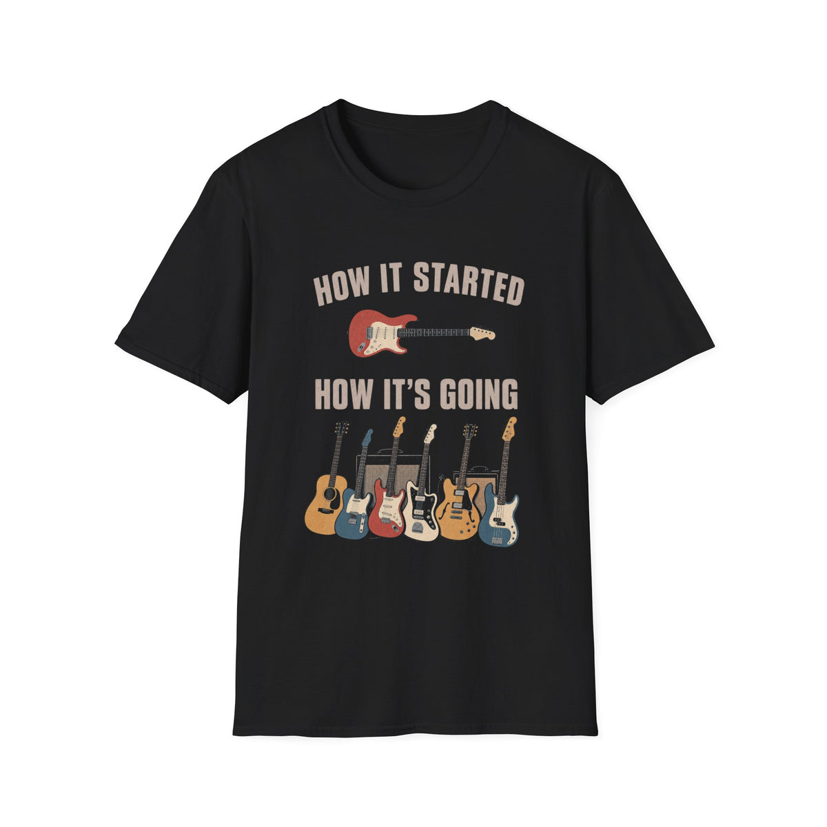 How It Started Guitar T-Shirt
