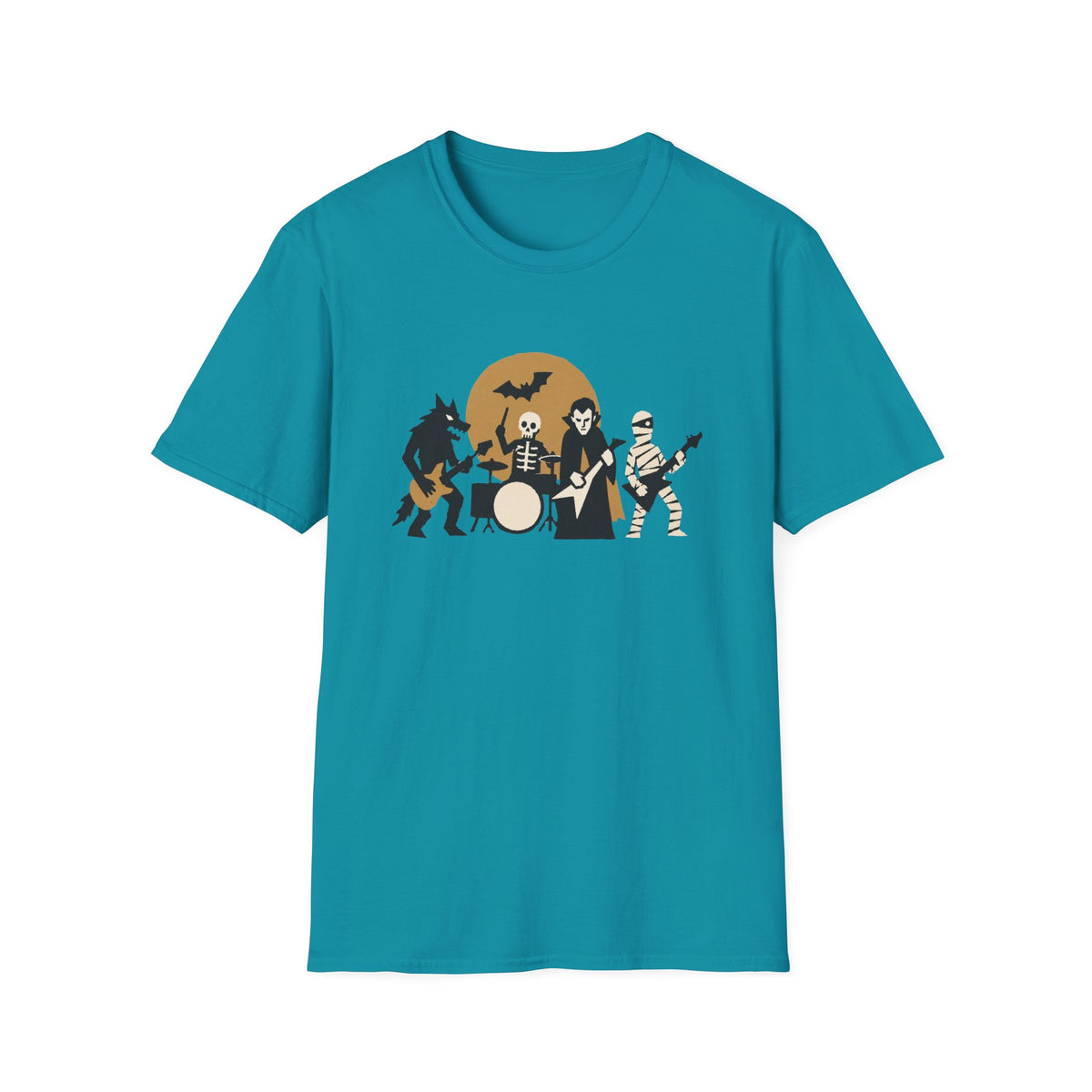 Halloween Monster Band T-Shirt